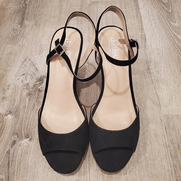 NEW Charles David Lambert Beige Wedge Sandals - Picture 2 of 5